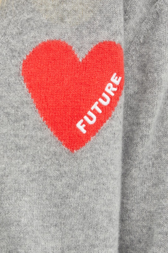 FROM FUTURE cardigan din casmir WPC01131 gri