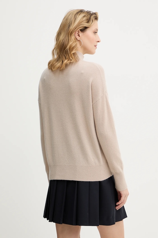 Odzież FROM FUTURE sweter kaszmirowy WPM00746 brązowy