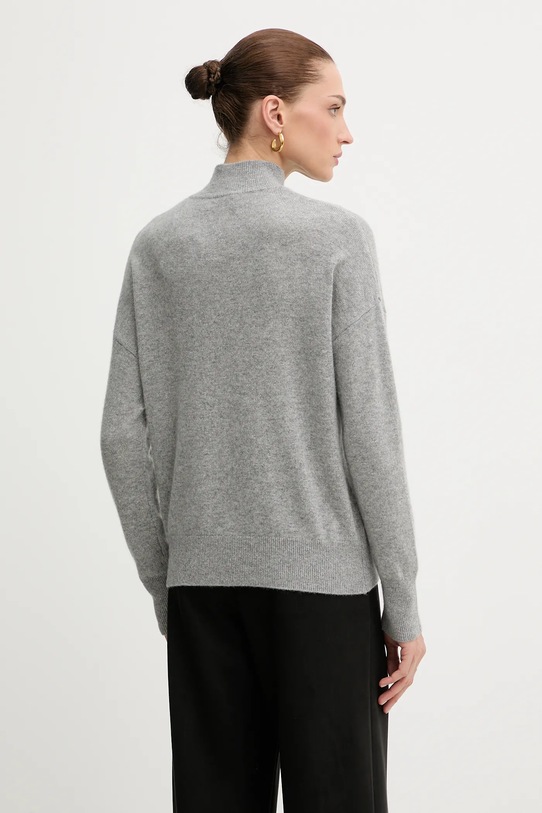 Odzież FROM FUTURE sweter kaszmirowy WPM00746 szary