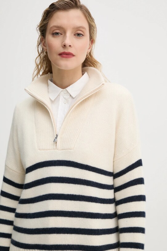 Кашемировый свитер FROM FUTURE бежевый WPM01135