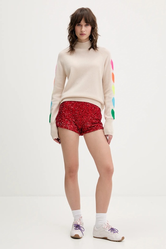 FROM FUTURE sweter kaszmirowy WPM01306 beżowy AW25