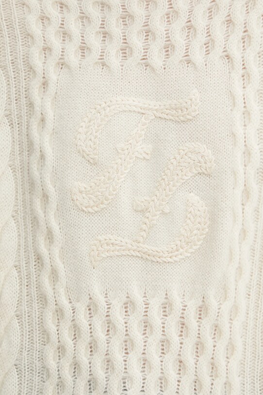 FROM FUTURE sweter kaszmirowy WPM02150 beżowy