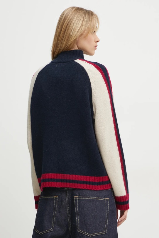 Oblečení Kašmírový svetr FROM FUTURE WPM02197 námořnická modř