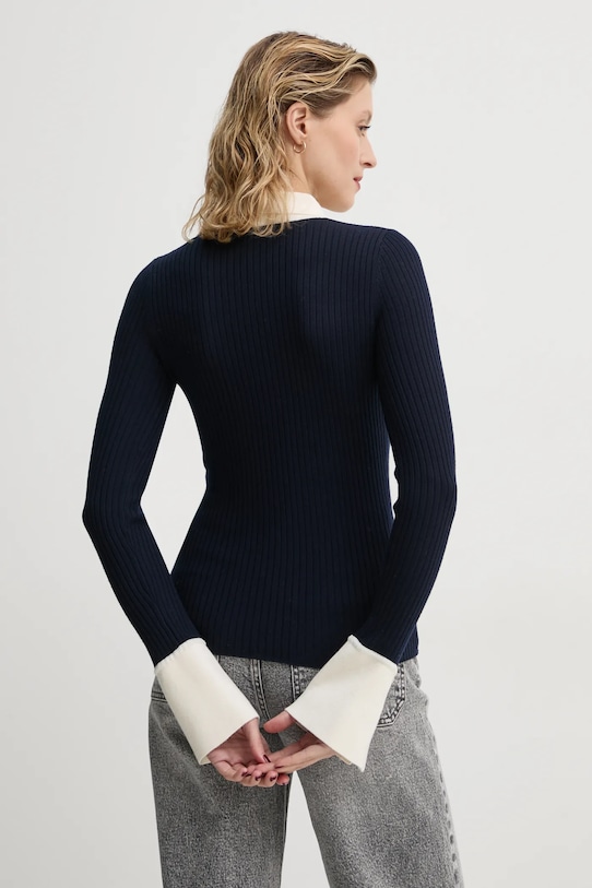 Oblečenie Vlnený sveter FROM FUTURE WPP02315 tmavomodrá