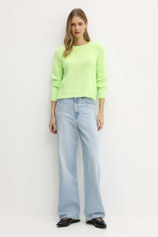 FROM FUTURE sweter kaszmirowy WPR00005 zielony AW25
