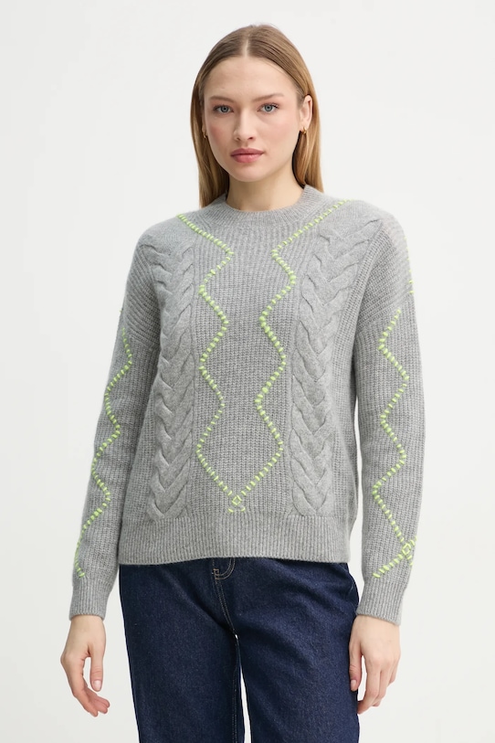 FROM FUTURE pulover de casmir subtiri gri WPR02176