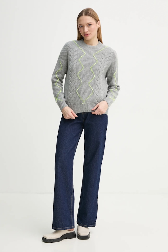 FROM FUTURE pulover de casmir WPR02176 gri SS25