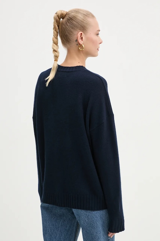 Одяг Светр з кашеміру FROM FUTURE WPR02211 темно-синій