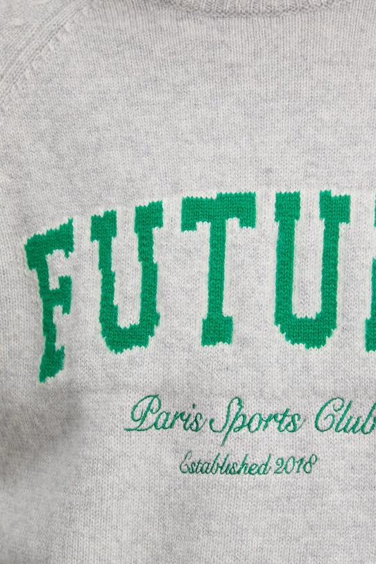 Kašmírový svetr FROM FUTURE WPR02279 šedá