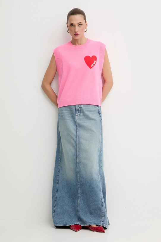 FROM FUTURE sweter WPS01303 różowy AW25