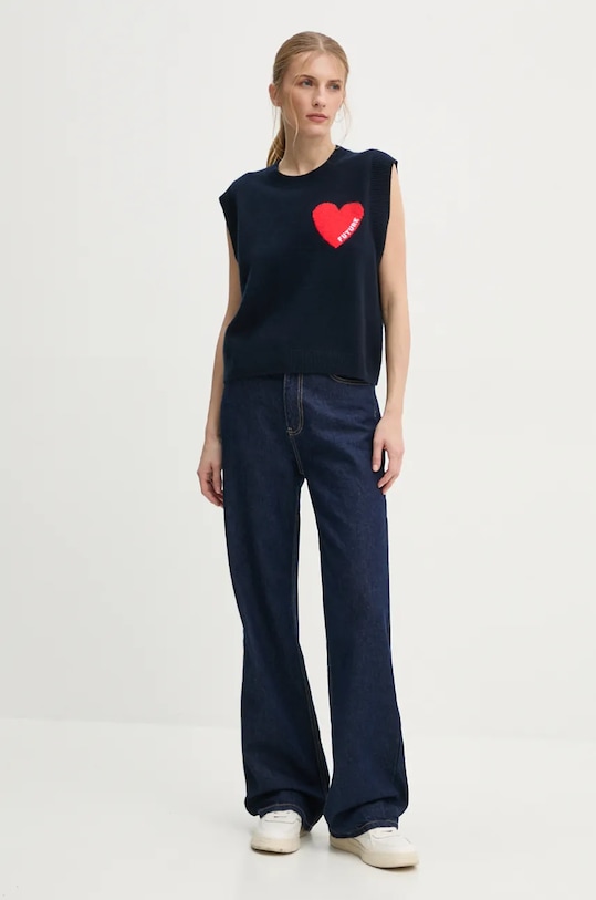 Svetr FROM FUTURE WPS01303 námořnická modř AW25