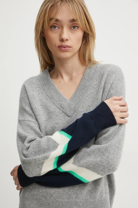 FROM FUTURE pulover de casmir subtiri gri WPV02178