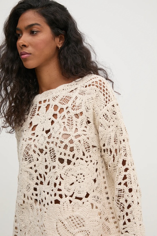 Пуловер Pedro del Hierro бежов 3518656