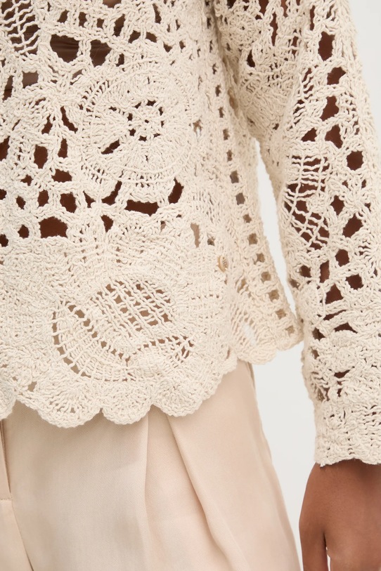 Пуловер Pedro del Hierro 3518656 бежов