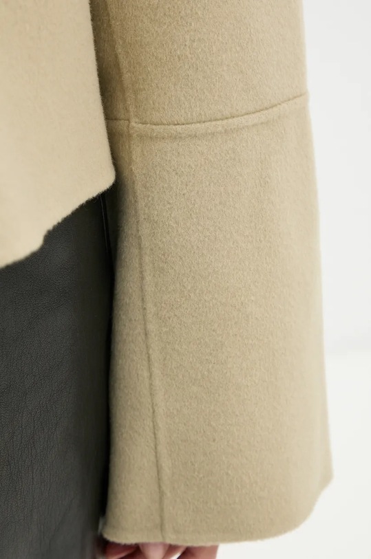 Nanushka gyapjú pulóver MAXE NW24PFSG27062 bézs