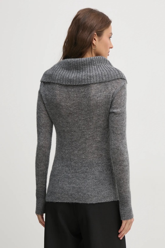 Oblečenie Sveter s prímesou vlny Sisley 1026M201Z sivá