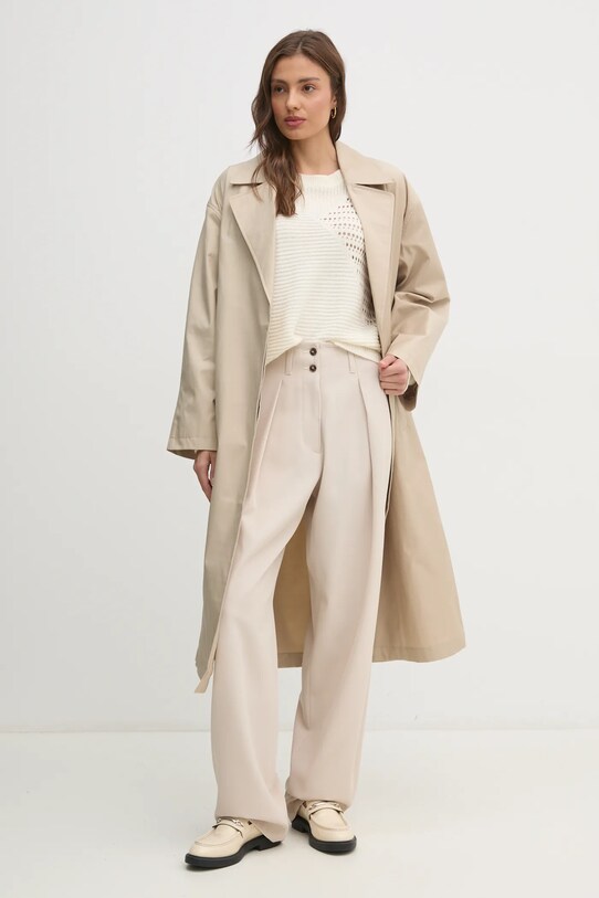 Sisley pulover din amestec de lana 1076M1062 bej AW24