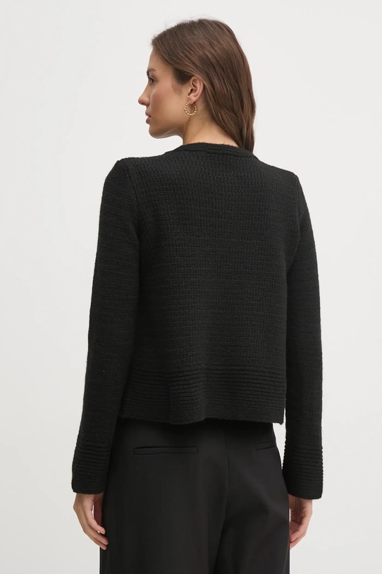 Odjeća Kardigan s primjesom vune Sisley 1176M500N crna