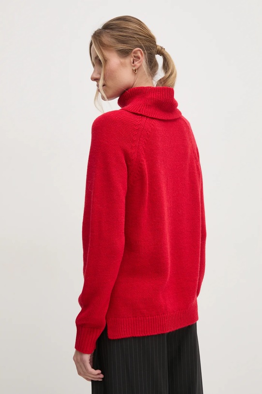 Odjeća Pulover s dodatkom vune Sisley 1276M2022 crvena