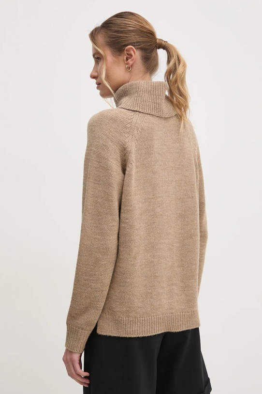 Oblečení Svetr z vlněné směsi Sisley 1276M2022 béžová