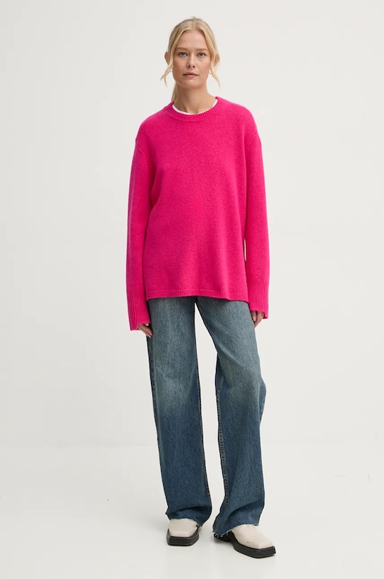 AERON pulover de cașmir PU267548 roz AW24