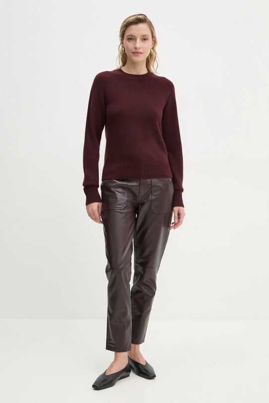 A.L.C. pulover de casmir Ashtyn 7SWPO01029 burgundia AW24