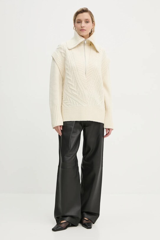 A.L.C. pulover de lana Callie 7SWPO01031 bej AW24