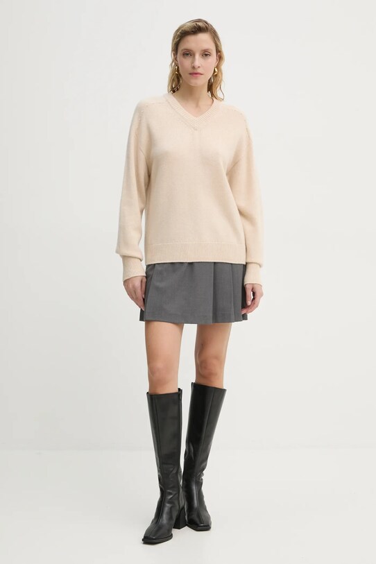 Кашемировый свитер A.L.C. Calven 7SWPO01027 бежевый AW24