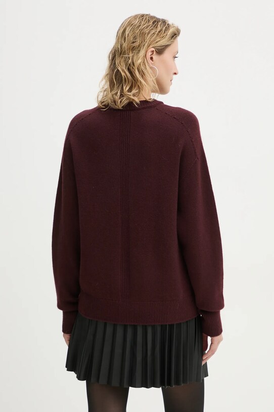 Odzież A.L.C. sweter kaszmirowy Calven 7SWPO01027 bordowy