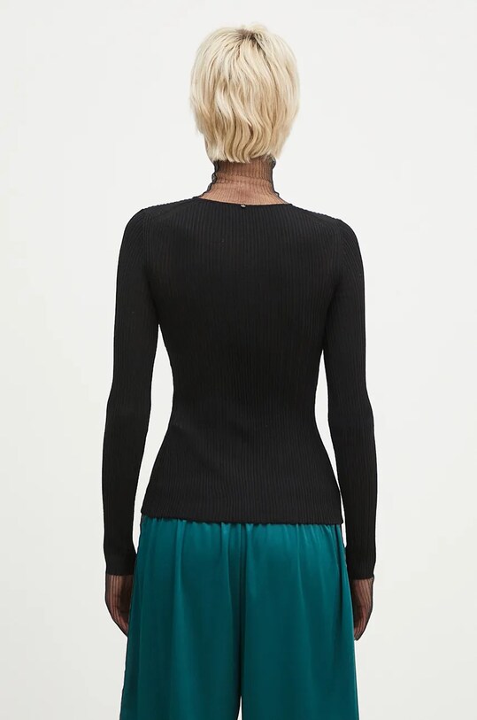 Odzież Sportmax sweter wełniany Derris 2422366052600 czarny