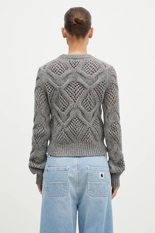 Odzież Sportmax sweter wełniany Narvel 2422366092600 szary