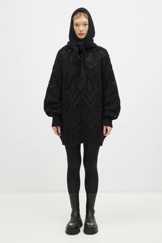 Μάλλινο πουλόβερ Sportmax Edicola 2422366102600 μαύρο