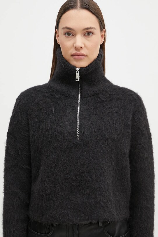 Sportmax sweter wełniany Falcone czarny 2422366172600