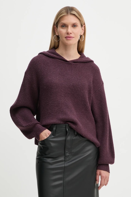 Πουλόβερ Levi's μελανζέ μωβ A8509