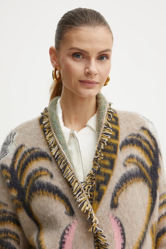 Vuneni kardigan Forte Forte bež 13365.myknit