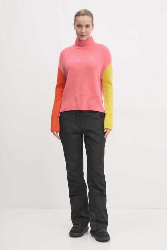 Pulover Rossignol x JCC RLNWO08 roza AW24