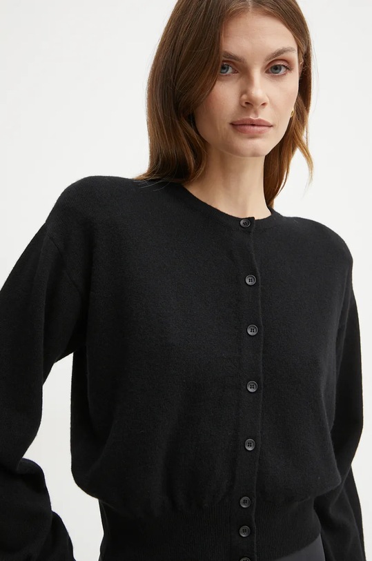 La Mania sweter wełniany BELLE czarny LM.BELLE