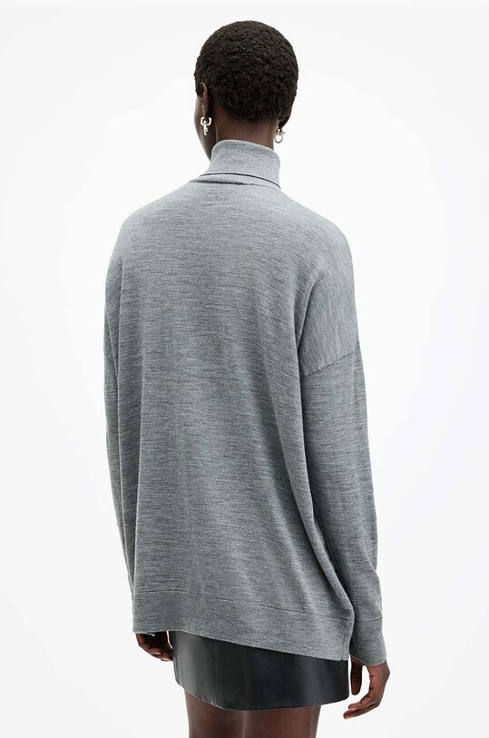 Одяг Вовняний светр AllSaints BERN WRAP JUMPER W028KB сірий