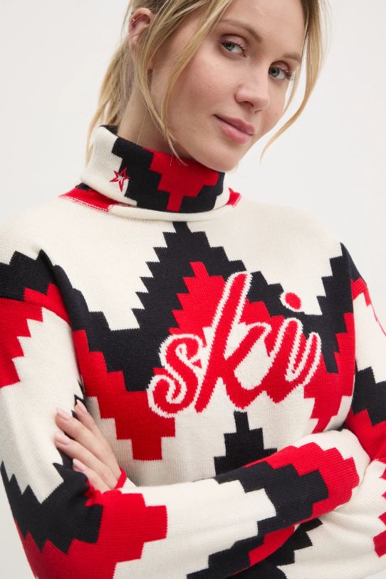 Perfect Moment πουλόβερ Chevron μπεζ W3001096.2202