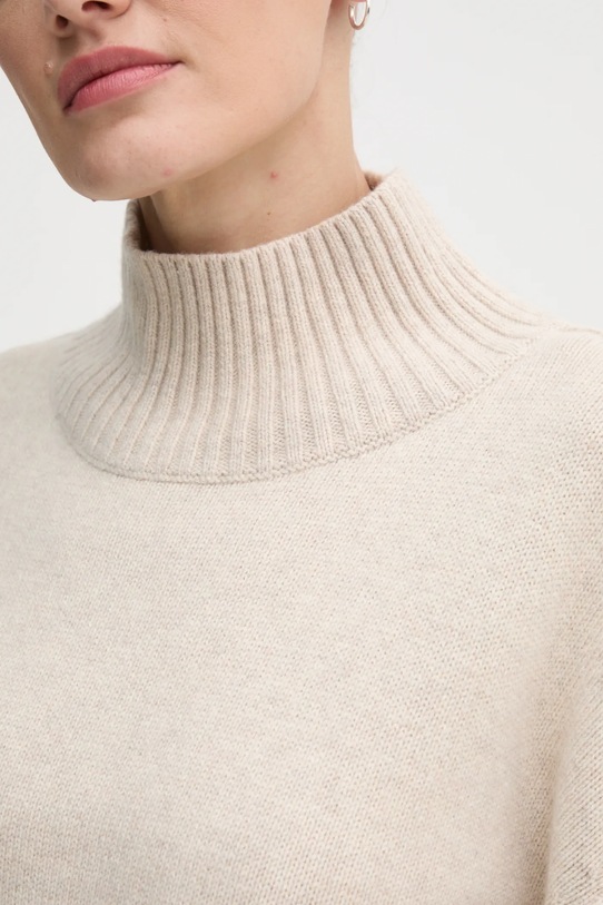 OUI sweter z domieszką wełny 89932 beżowy