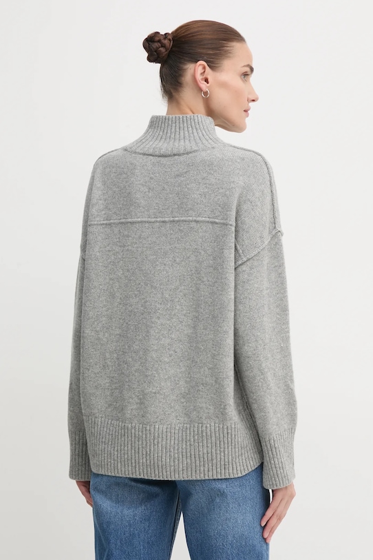 Oblečení Svetr z vlněné směsi OUI 89932 šedá