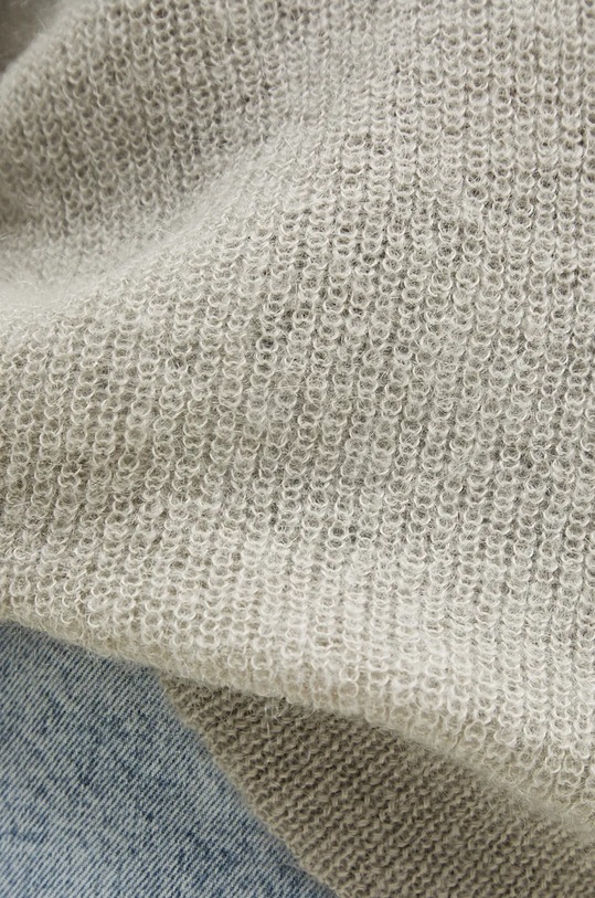 Μάλλινο πουλόβερ Rotate Light Knit Logo 1128671125 γκρί