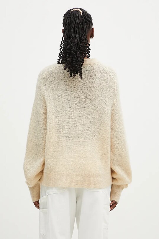 Одежда Шерстяной свитер Rotate Light Knit Logo 1128671876 бежевый