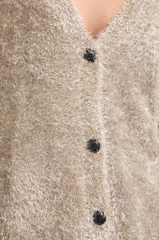 Kardigan Never Fully Dressed Metallic Cardigan NFDKN457 šedá