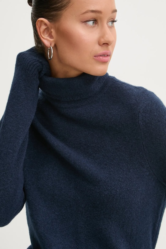 Abercrombie & Fitch pulover din amestec de lana bleumarin KI150.4271.200