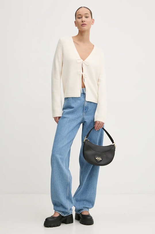 Abercrombie & Fitch cardigan din amestec de lana KI150.4256.178 bej AW24