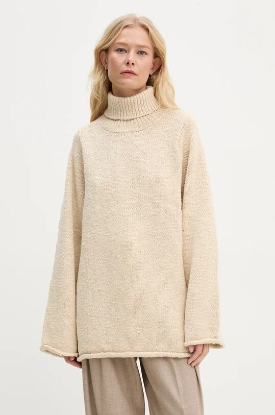 By Malene Birger pulover de lână CHARICE groase bej Q72457003