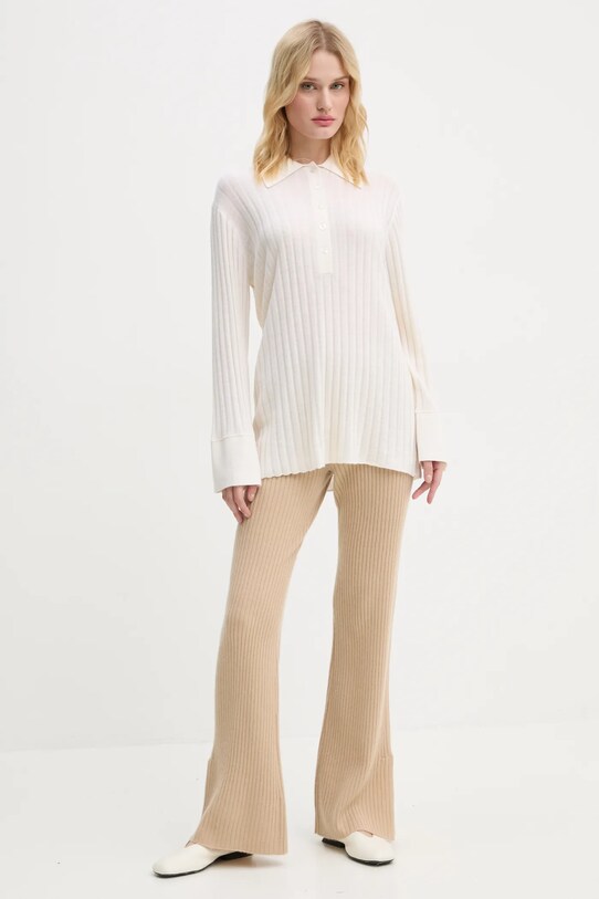 By Malene Birger pulover de lana DELPHINE Q72580001 bej AW24