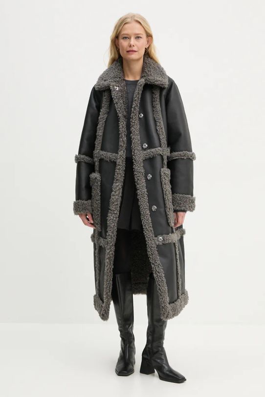 Вовняний светр By Malene Birger MANTEA Q72580004 сірий AW24