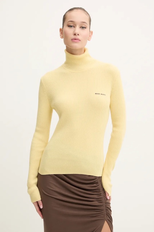 Μάλλινο πουλόβερ Miss Sixty μαλλί κίτρινο 6L3RJ7311000